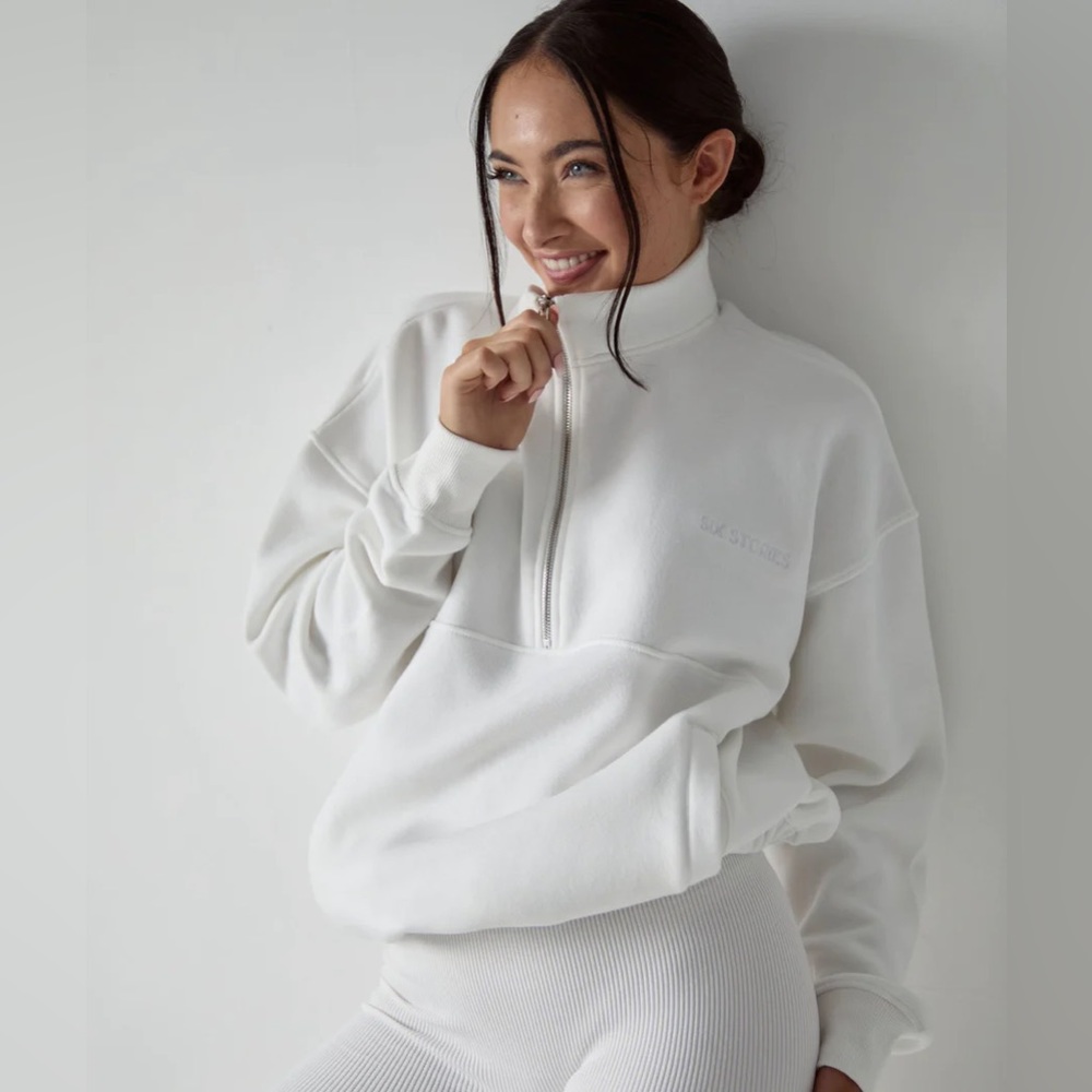 Six Stories Bride Quarter Zip Sweatshirt